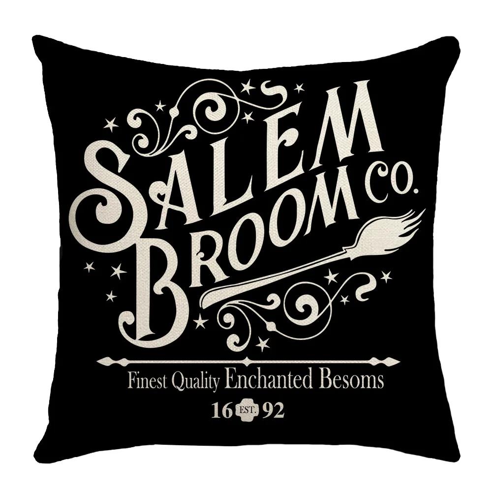 Pumpkin Ghost Print Pillowcase Halloween Decorations Couch Cushion Cover Home Decor Pillow Cover Cojines Decorativos Para Sofá