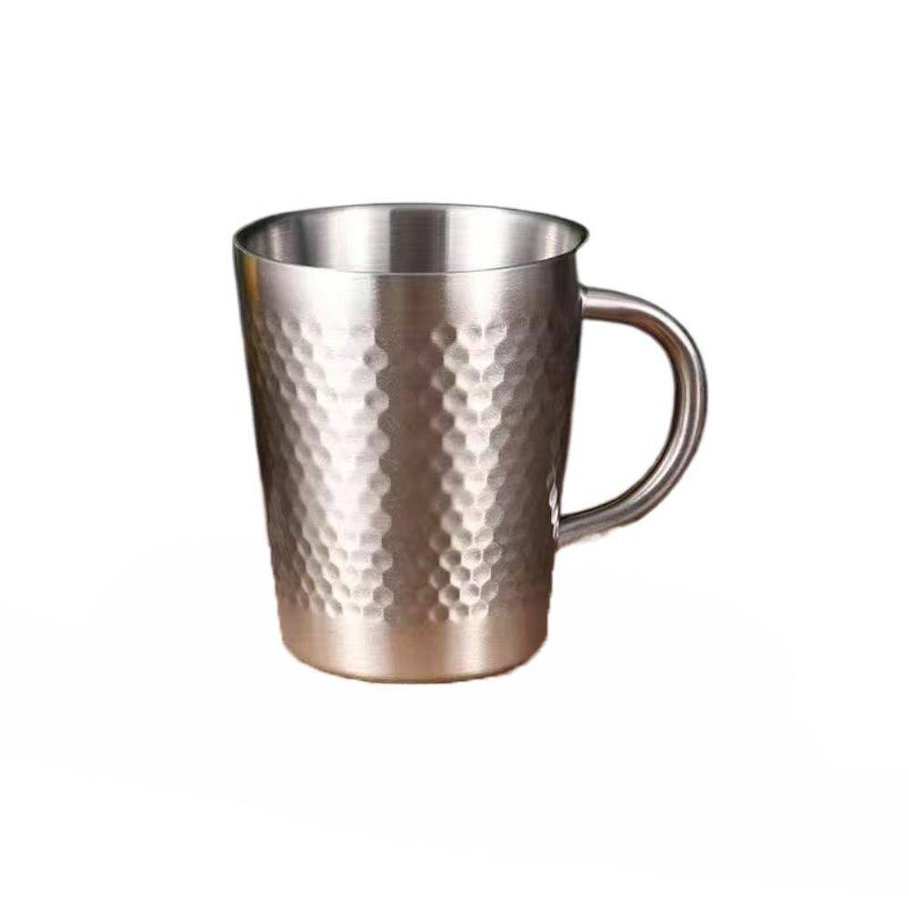 Doppelwandige Edelstahl-Trinktasse Tragbare Thermoskanne Edelstahl-Kaffeebecher für Zuhause