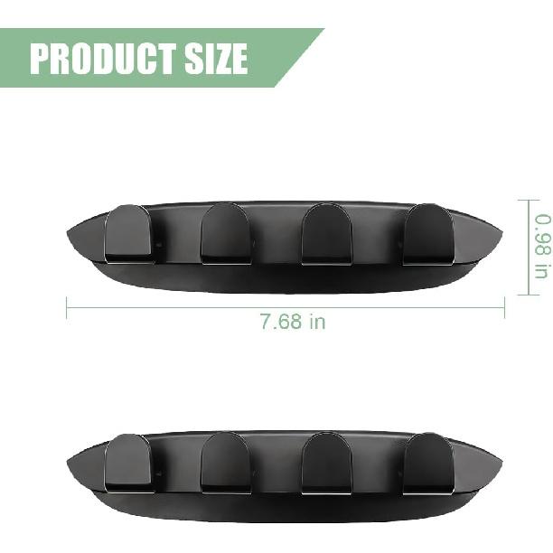 Car Seat Back Hooks, 2PCS Vehicle Headrest Organizer Hanger for Purses Bags Backpack, Multifunctional Auto Interior Accessories, Compatible with