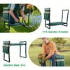 1set Garden Kneeler and Seat Foldable Gardening Bench Stool with Tool Bag Pouch EVA Foam Pad Outdoor Practical Garden Tools.