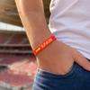 Fascia Sportiva Antiscivolo Braccialetto in Silicone Calcio, Polsini Regolabili con Bandiere Nazionali per Bambini e Adulti con Chiusura a Scatto per Eventi, Festa