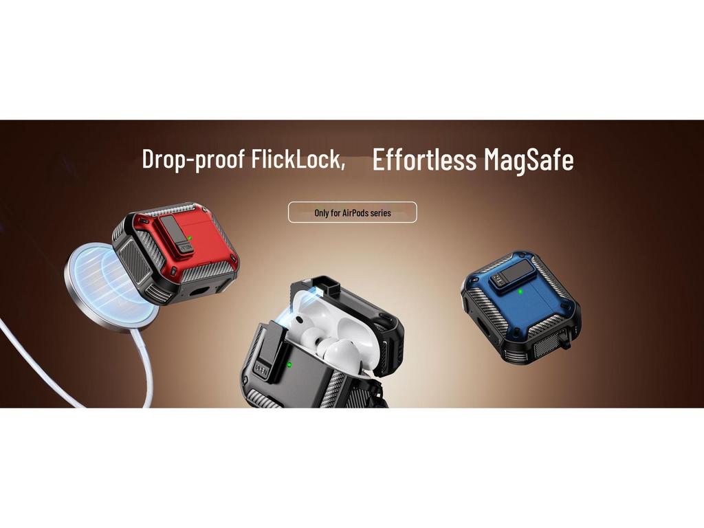 Bluetooth Protective Case for Apple AirPods Pro 2/3/4 with Buckle