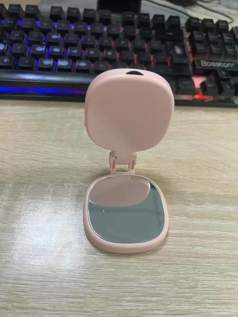 Magnetisches Selfie-Licht für MagSafe iPhone 360° LED-Ringleuchte mit Spiegel Ideal für Selfies, Vlogs und Videoanrufe