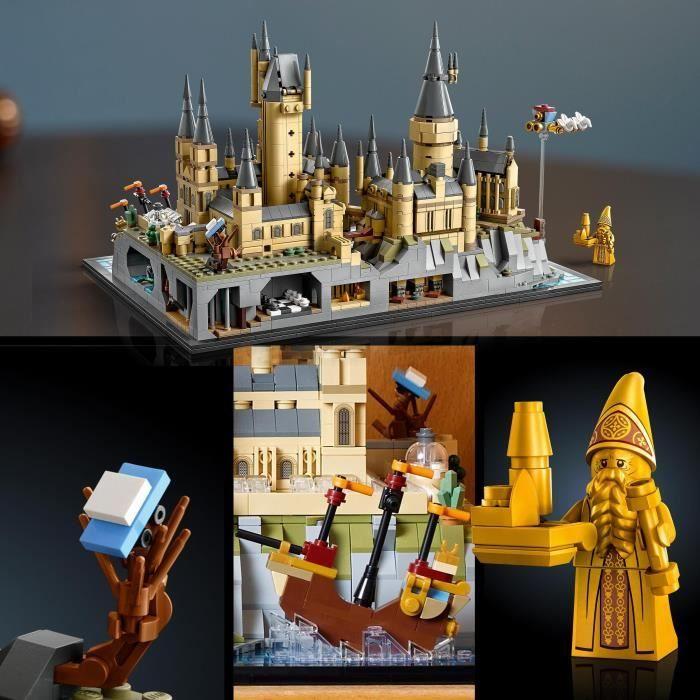 LEGO® Harry Potter 76419 Le Château et le Domaine de Poudlard, Maquette à Construire pour Adultes, Incluant les Lieux Iconiques