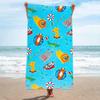 Microfiber Sand Free Beach Towel Absorbent Lightweight Thin Towel for Travel Pool Swimming Bath Camping Yoga Square Towel