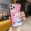 Simple and Cute Sweetheart Cat Painted iPhone17ProMax Apple 16P Black Edge Acrylic AIR Mobile Phone Case