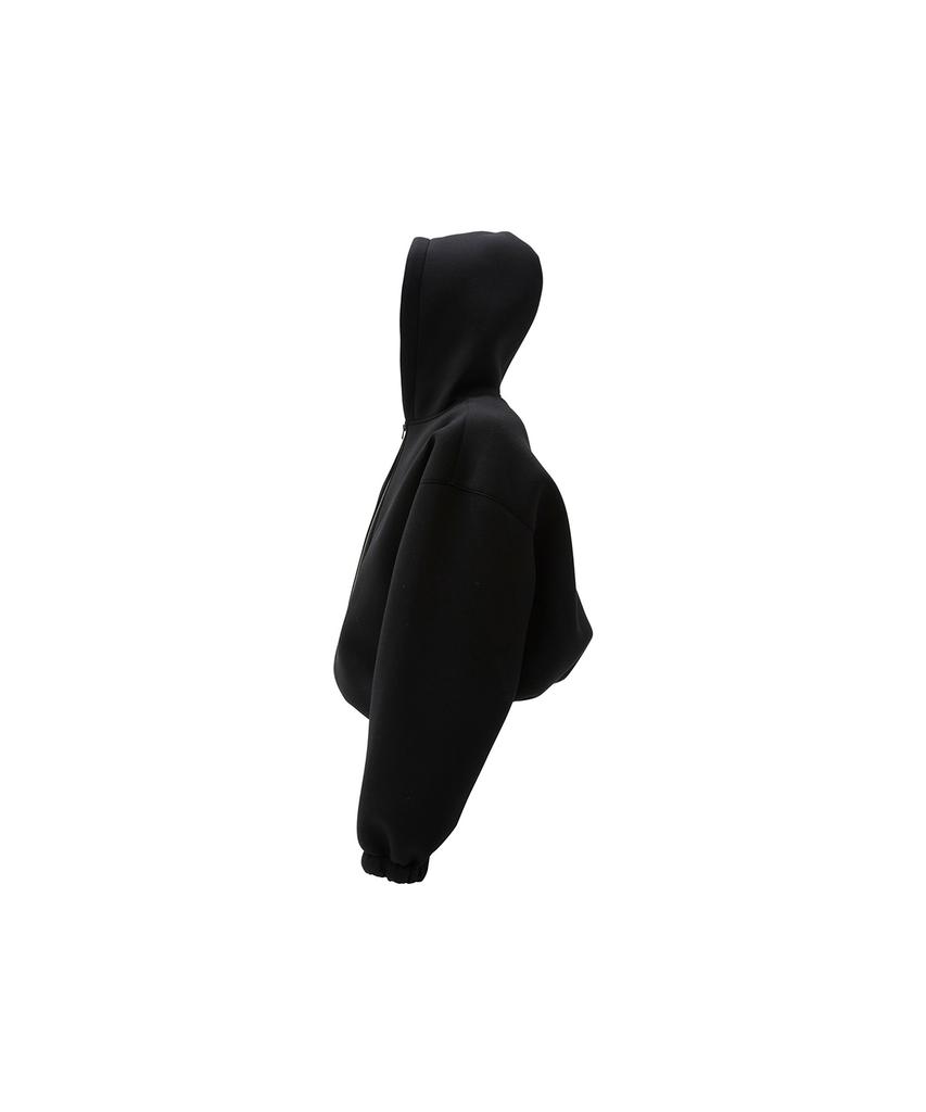 Cozytex Boost Zip-Up Hoodie (Black) Heavyweight Cotton Version