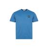 Stone Island Patch Logo T-Shirt Periwinkle Unisex Tops Blue 731524113-V0043