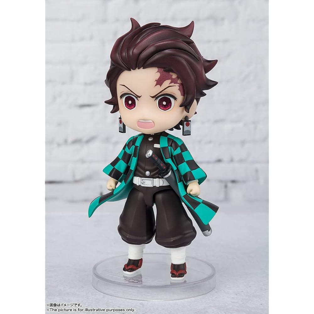TAMASHII NATIONS Figuarts Mini Demon Slayer Kamado Tanjiro Water Breathing Approximately 90mm PVC...