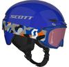 Scott Junior Keeper 2 Helm + Jr Witty Goggle Combo Blue