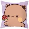 Cute Bear Bubu Dudu Pillowcase Fashionable Anime  Sweet Couple Gift  Sofa Room Bedside Home Decoration