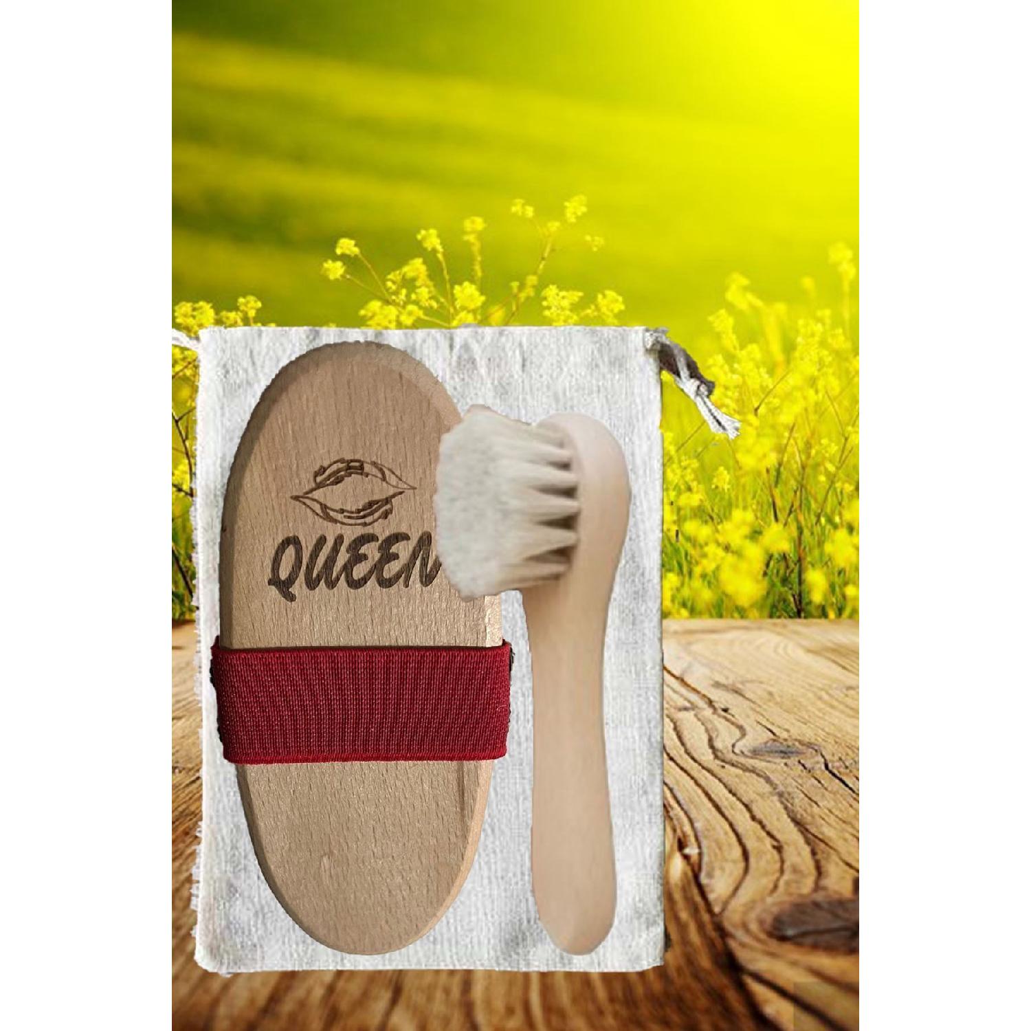 

Natural Horsehair Cellulite Brush And Face Brush