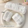 Adorable Cartoon Toast & Rice Ball Flannel Face Wash Wristbands: Moisture-Proof, Absorbent Hair Band Set for Autumn & Winter (3 Pieces)