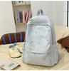 Schoolbag Summer New Ins Small Fresh Polka Dot Sweet Girl Travel Mini Backpack High Value Literary and Artistic Fan Girls Backpack