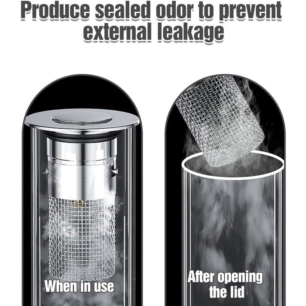 Bathroom Sink Hair Stopper, Pop-Up Sink Drain Strainer, Replacement for American Bathroom Sink Stopper (2 Pack)