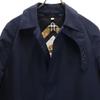 BURBERRY With liner Stainless collar coat 46 Navy Men's Used