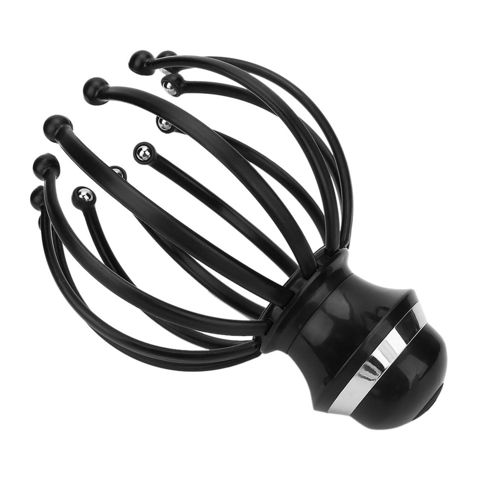 

Электрический вибрационный массажер для головы, снятие усталости и стресса, 12-лапчатый инструмент