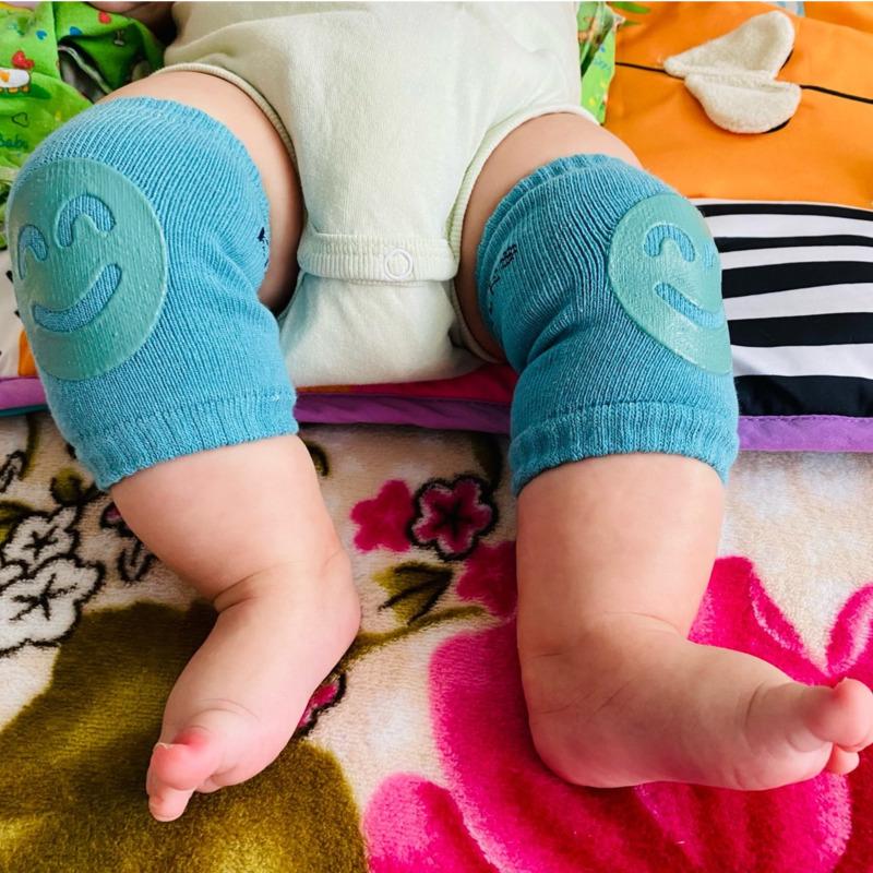 ZZ Baby Accessories Knee Pads Leg Warmer Gaiter Safety Smile Girl Boy Kids Crawling Elbow Kneepad Slips Toddlers Protector Infant