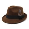 European and American Wool Women's Hats Autumn and Winter British Retro Top Hats Women's Tide Korean Version of Fashion Warm Jazz Hats