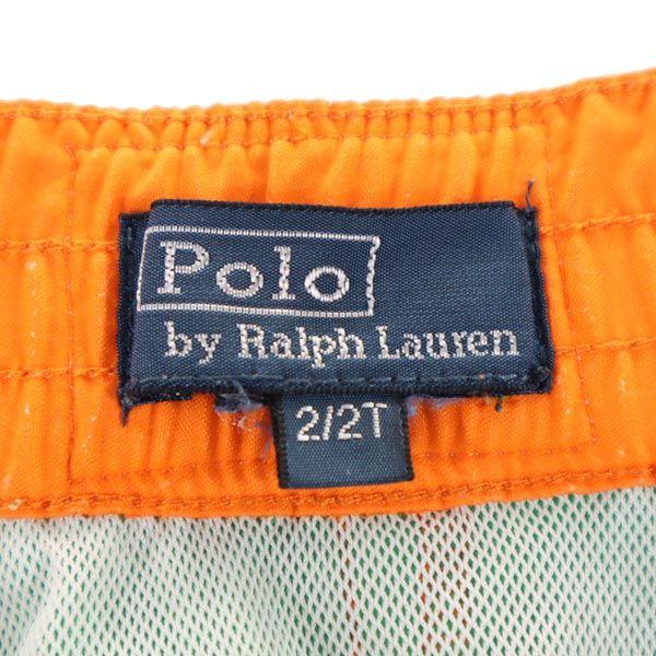 Polo by Ralph Lauren Big pony Swim Pants 2T green Swimsuit inner pants Kid's Used