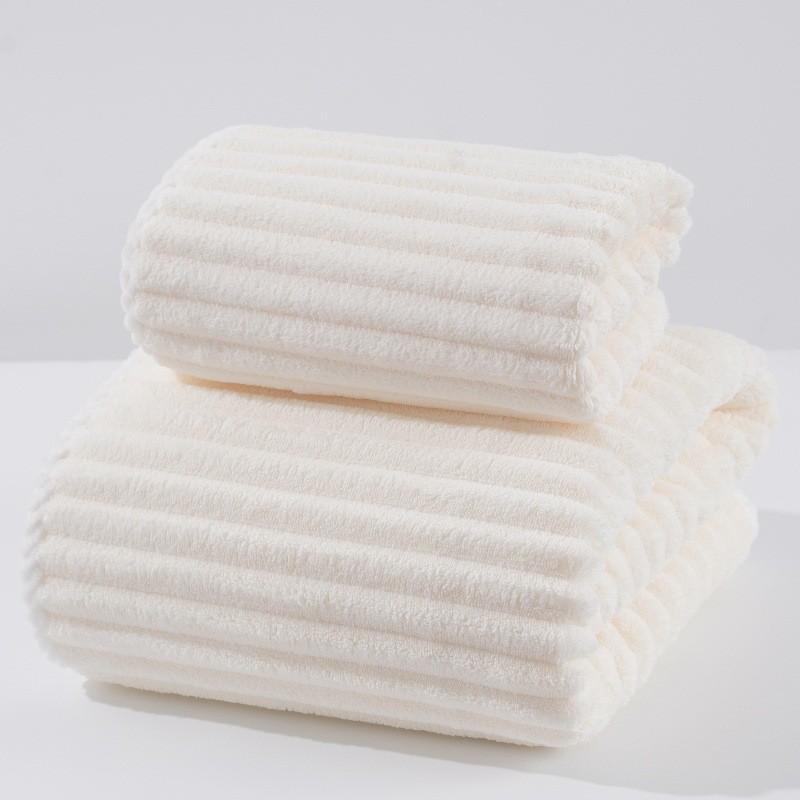 Microfiber Face Towel With Thick Coral Fleece For Soft Absorption And Home Use