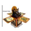 Handmade Greeting Card Box Paper Halloween Gift Card Halloween 3D Pop-Up Greeting Card  Holiday