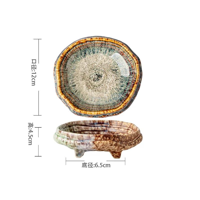 

Креативные нестандартные керамические тарелки, легкие, роскошные, ресторанные, тушеное мясо с овощами, изысканные блюда, обеденная тарелка, изысканная бытовая посуда