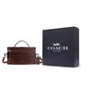 Coach Trail 21 Logo Leather Shoulder Crossbody Bag Small Women bags Maple CBG93-LHMPL