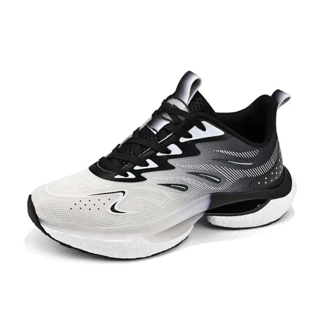 Fashion Gray Number 43 Ladies Boot Flats Sporty Woman Sneakers Black And Red Shoes Sports Wide Foot Technologies Top Quality Maker