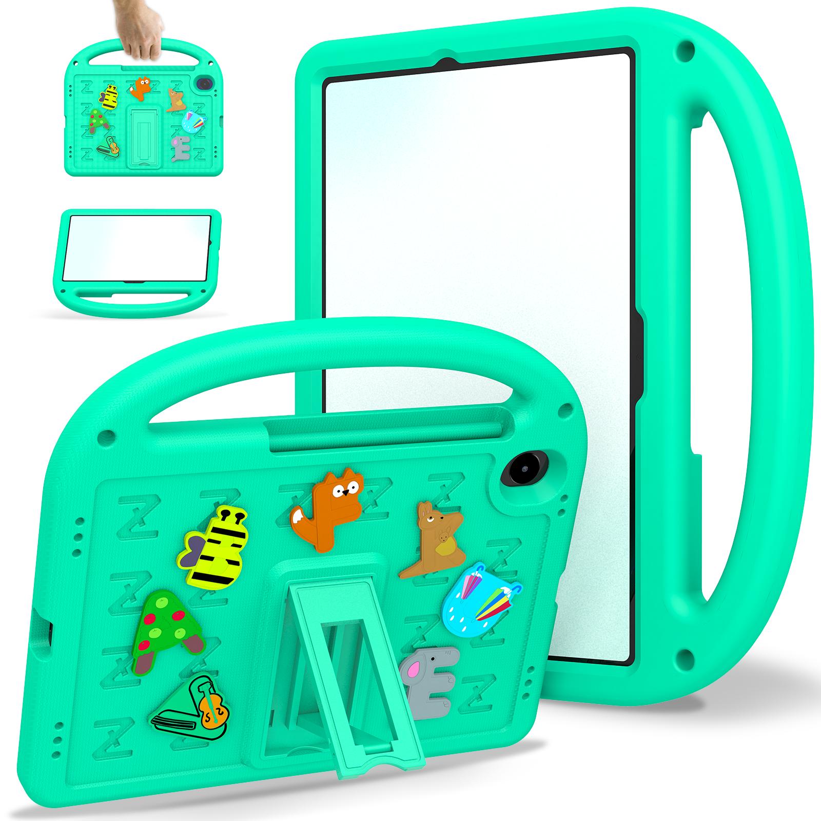 Étui de tablette Cartoon EVA+PC Pour Samsung Galaxy Tab S11 11 pouces S10 Lite FE Housse de protection antichoc avec support et bandoulière S10 FE 11 2025