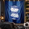 Wall Hanging Tapestry Birmingham City Print Cloth for Living Room Bedroom Home Decor