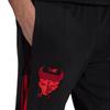 adidas Bayern Munich Black Knitted Sweatpants Men's Black Moderate Skinny Pants GK8630