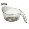Tigela de Lavagem de Grau Alimentício Multiuso para Arroz, com Alça Ergonômica, Cesta Coadeira Lavadora Resistente de PP, para Limpeza de Frutas e Verduras