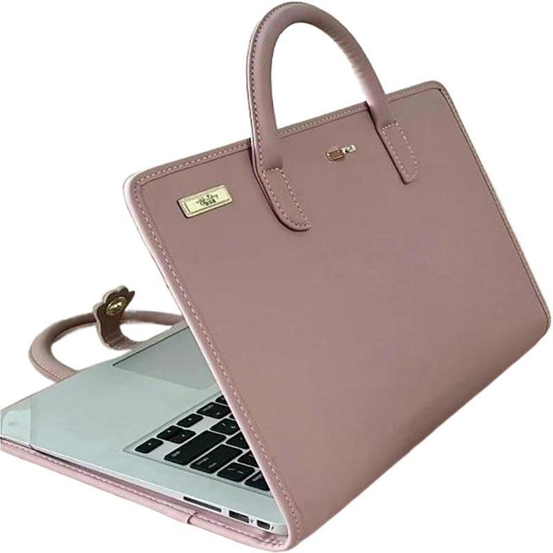 Pink Laptop Business Computer Case 14Inch Computer Protective Cases Fashion Computer Protective Covers With Handle Simple