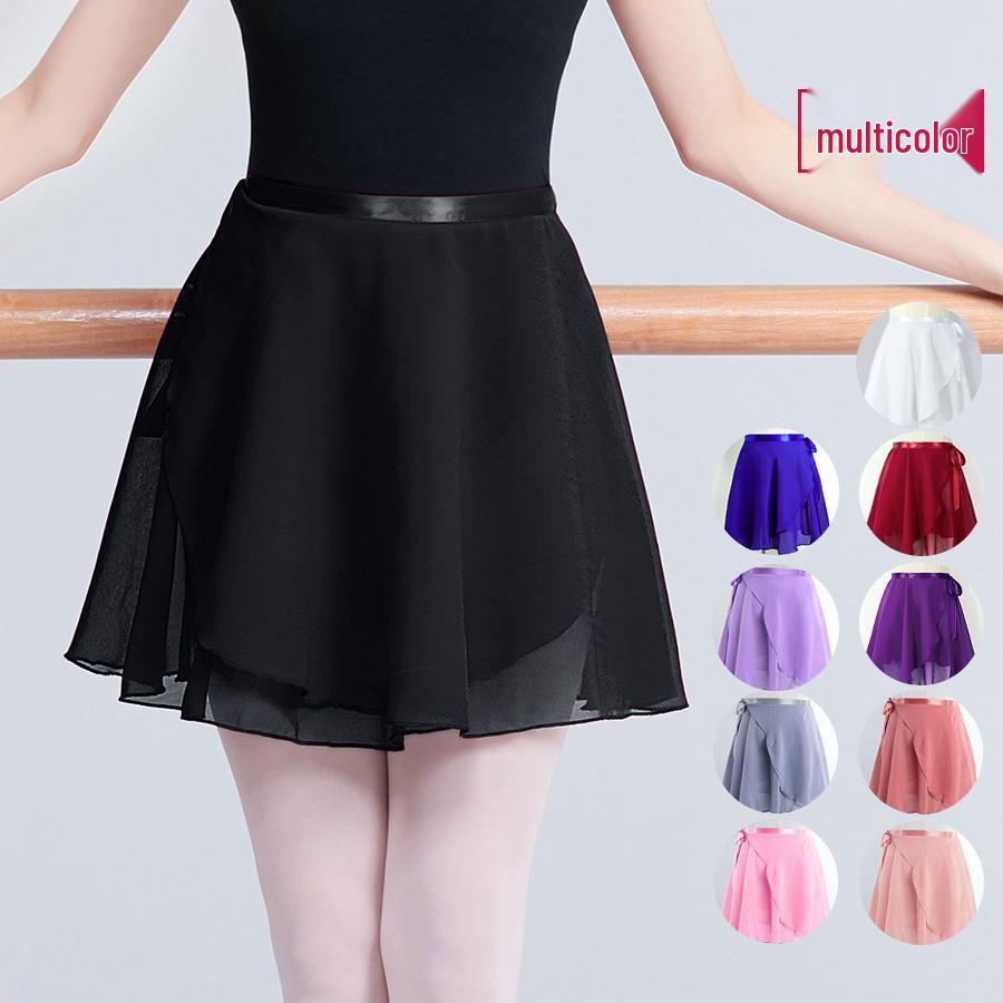 

Chiffon Asymmetrical Short Skirt with Tie - Women s High-Quality Fashion L