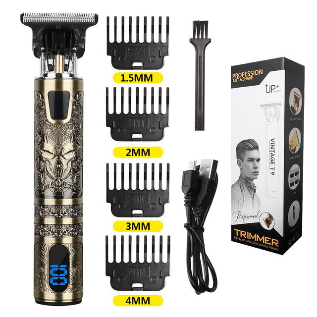 2021 USB T9 Hair Clipper Professional Electric Hair Trimmer Barber Shaver Trimmer Beard Men Hair Cutting Machine for Men