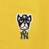 MLB Sweatshirts Unisex Yellow Crew Neck Moderate Regular 31MTC1941-50Y XS