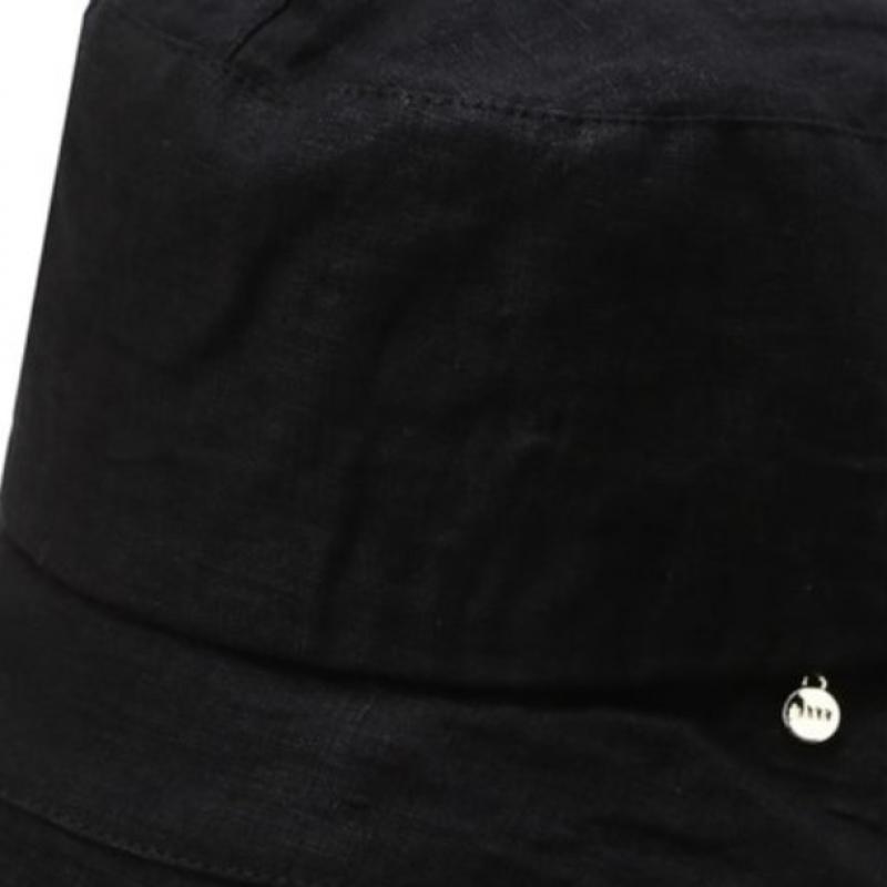 Daks Women S Black Check contraSt Linen Floppy Hat Dche6e122bk