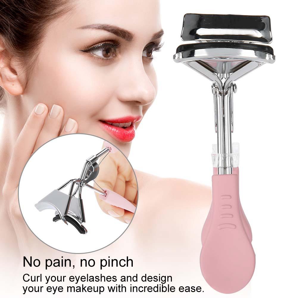 Professionelles Edelstahl Wimpern Silikon Pad Wimpern Styling Werkzeug Schwarz