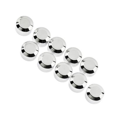 Motorcycle 10PCS Head Bolt Cap Engine Push-On Topper 9mm Screw Cover For Harley Cruiser Twin Cam Dyna Touring Sportster Softail