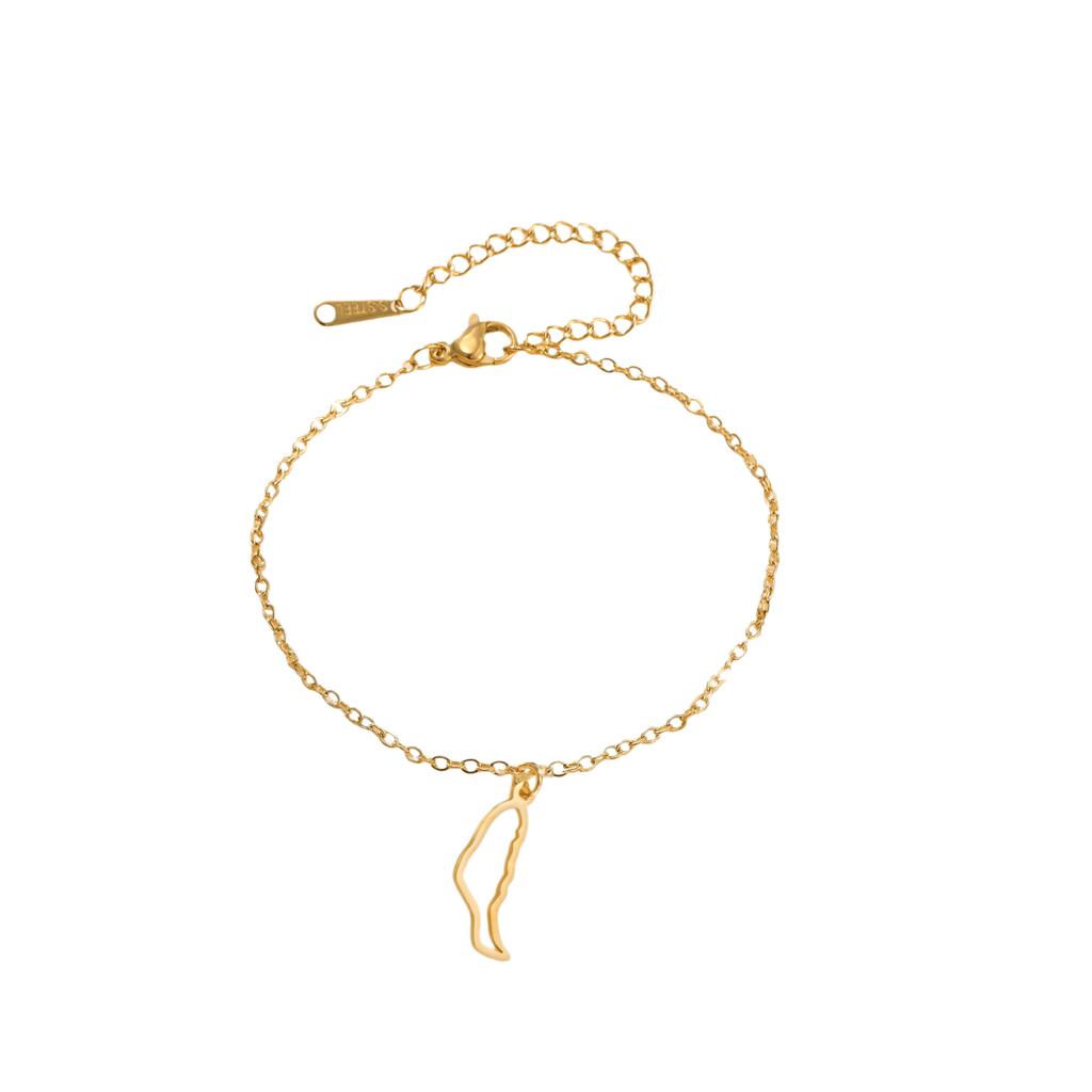 Stainless Steel Canary Islands Bracelet La Palma Ei Hierro La Gomera Tenerife Gran Canaria Fuerteventura Lanzarote Bracelet