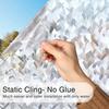 Window Privacy Film 3D Decorative Stained Glass Window Film Static Cling Door Window Covering Removable Window Sticker