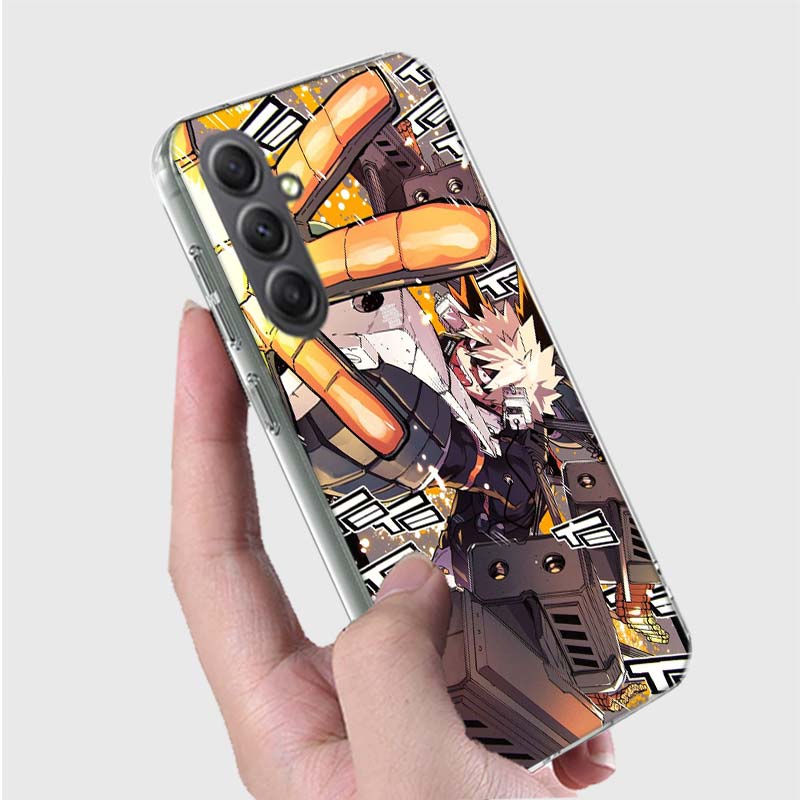 My Hero Bakugou Katsuki Phone Case for Samsung A16 A26 A36 A56 A17 A37 A57 A07 A06 A02S A03 A04S A05S Galaxy Note 20 10 A50S A71
