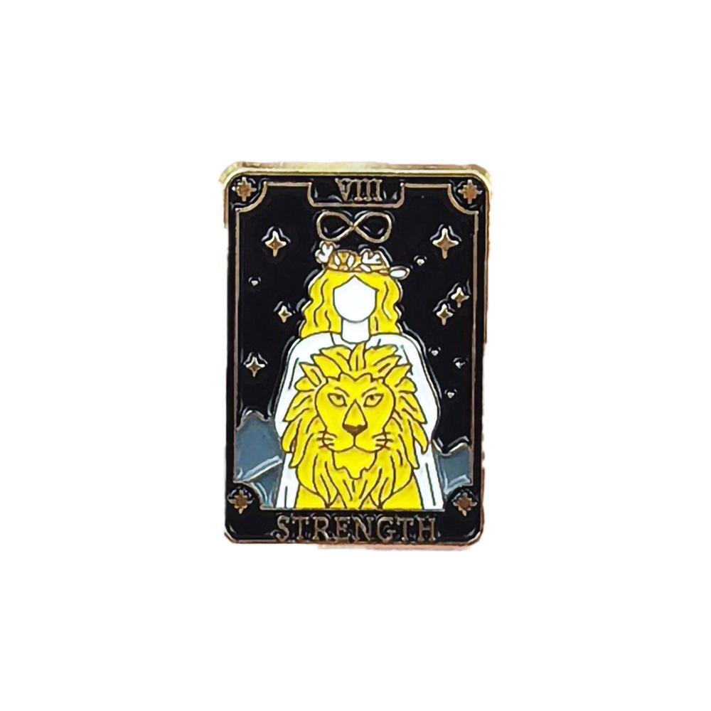Card Series Brooch Pin for Backpack Decoration