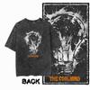 G Back Print Streetwear Cotton Streetwear Mens Tshirt Acid Washed Big Size Cool Vintage Oneck Mens Tee Tshirt