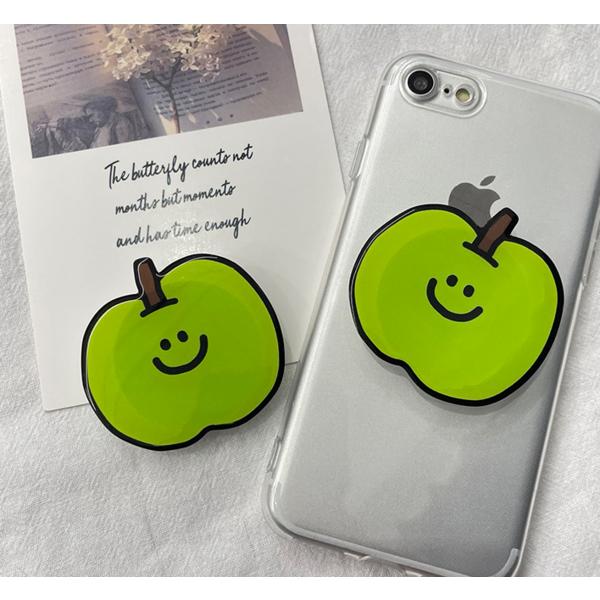 Hotty Mall Smile Apple Epoxy Smart Talk, Green Talk, 1 piece