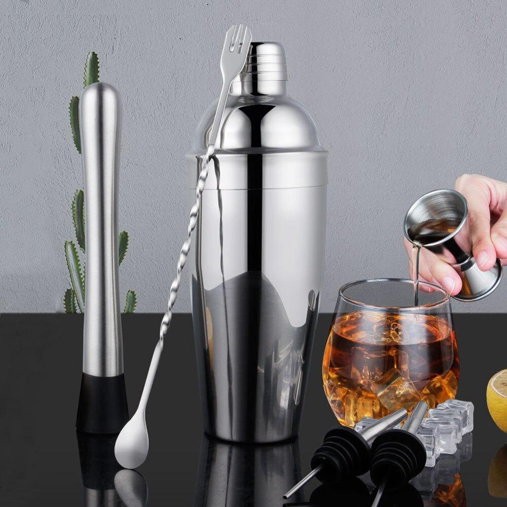 550ML/750ML Boston Shaker Professional 304 Stainless Steel Bartender Wine Cup Cocktail Mixer Martini Cocktail Shaker Bar Set