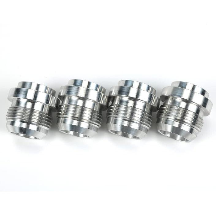 An16, 16 An Male Billet 6061T6 Aluminum Weld On Fitting Bung 4PCS