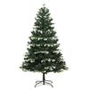 Artificial Christmas Tree Foldable Snow Flocked 180 Cm
