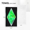 Green plumbob sims 4 Soft Face Towel Quick Dry Pool Bath Cotton Towels Absorbent